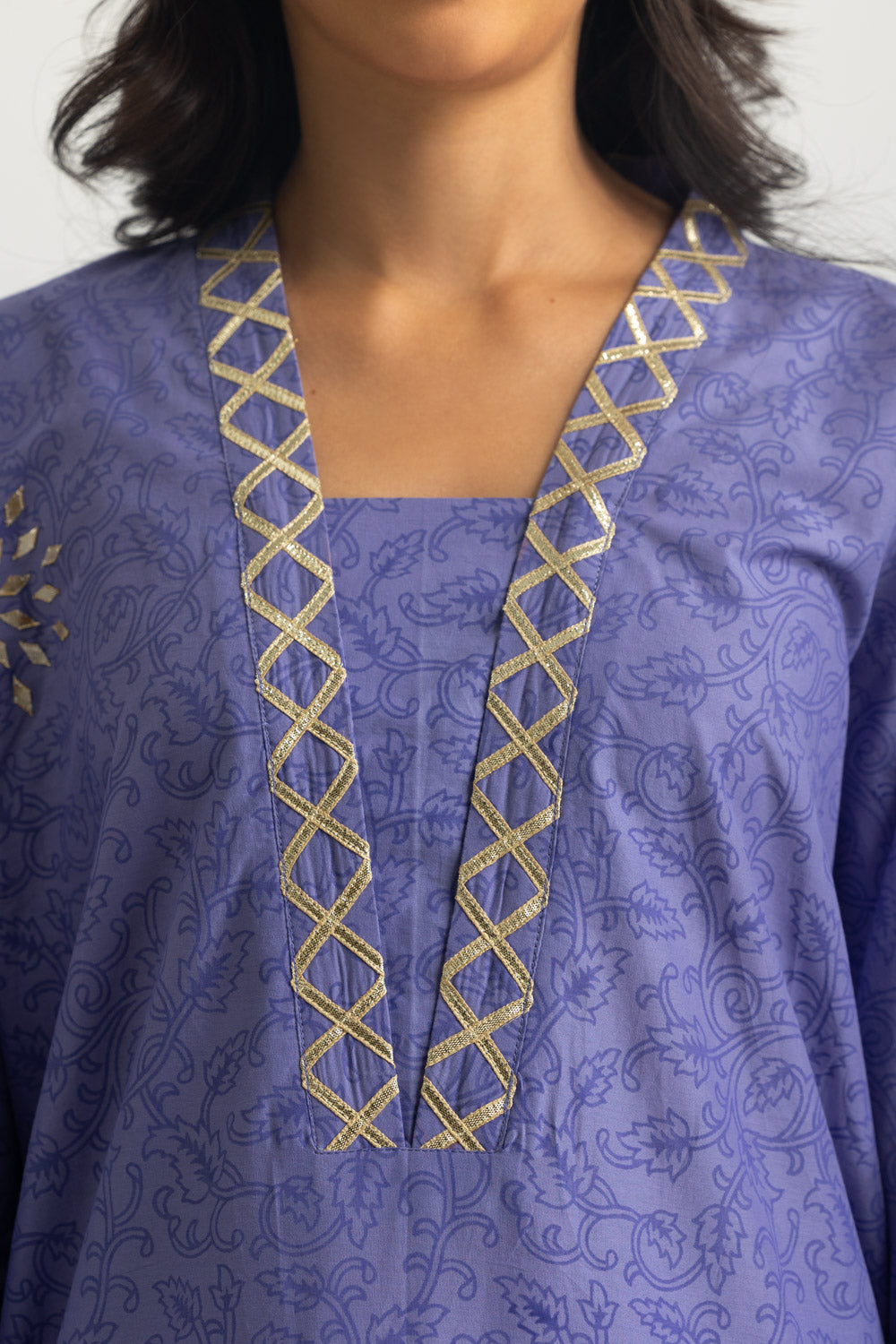 Cambric Block Printed Co-Ord Set