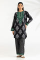 Cambric Block Printed Co-Ord Set With Embroidered