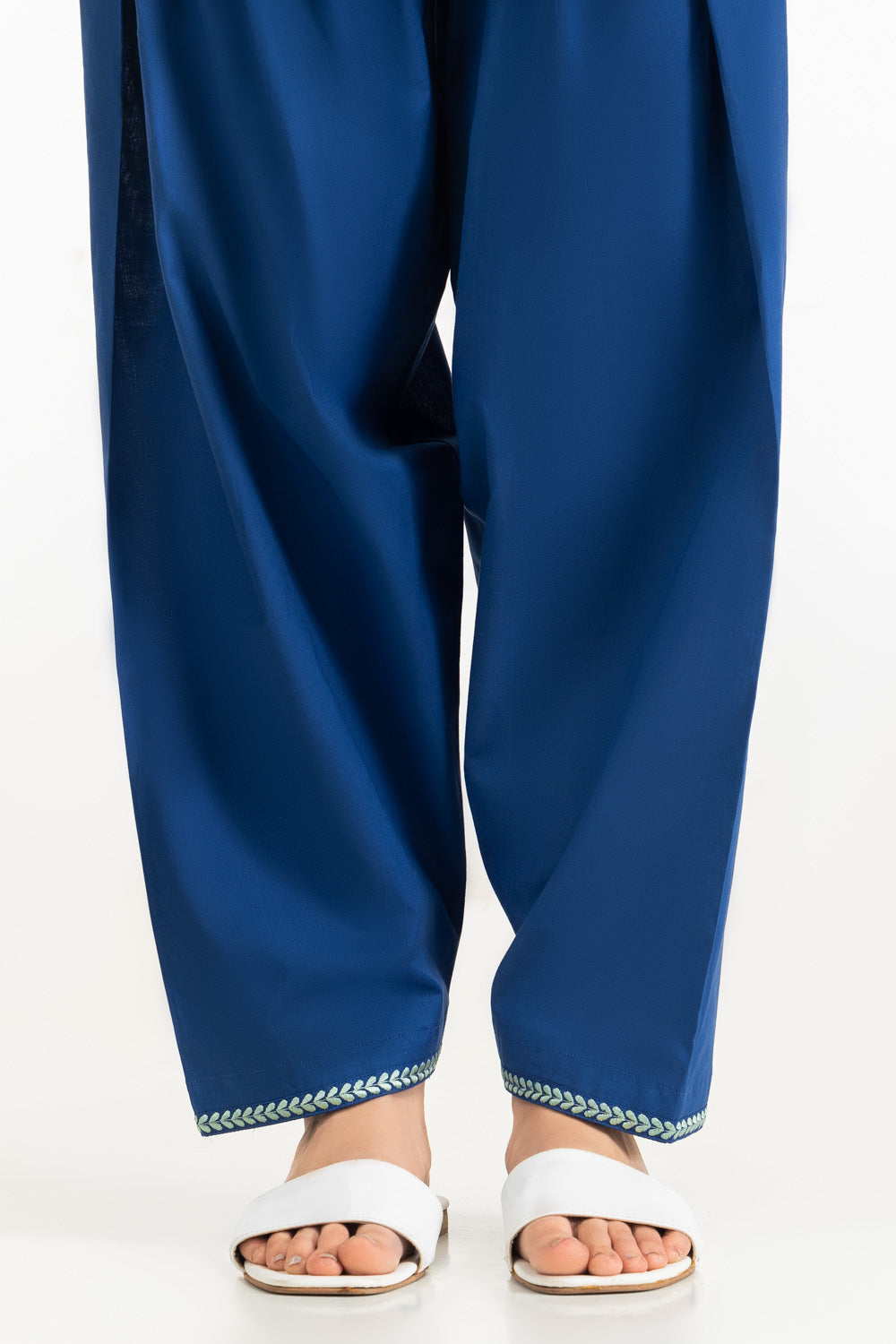 Cambric Embroidered Co-Ord Set