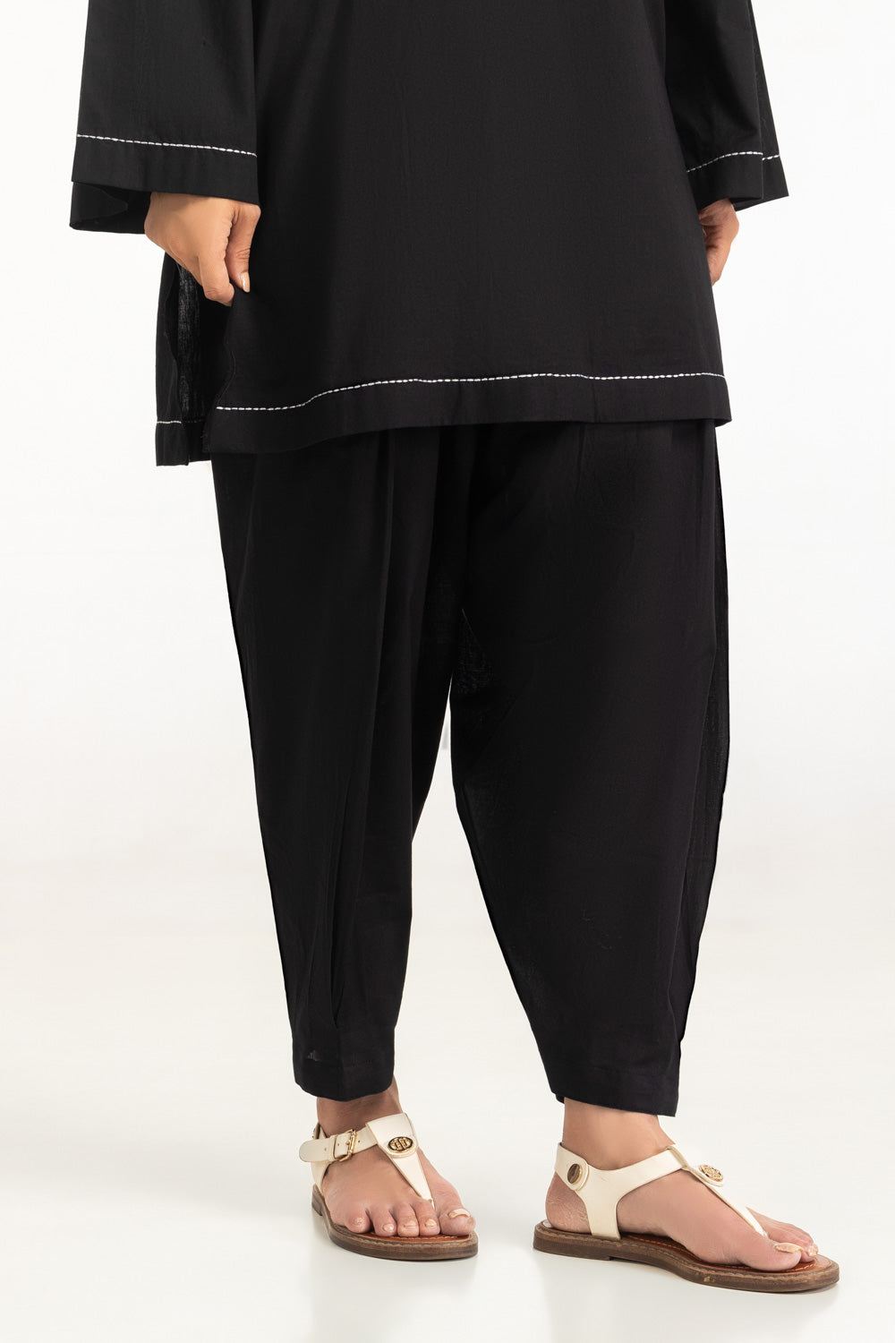 Cambric Embroidered Co-Ord Set