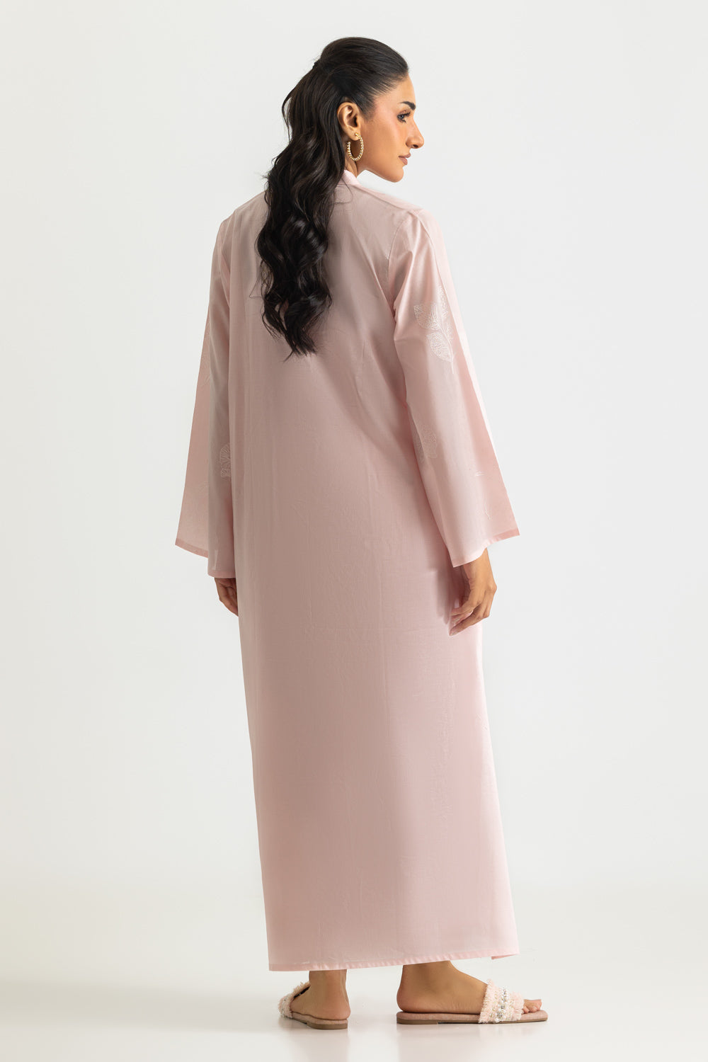 Cambric Embroidered Co-Ord Set