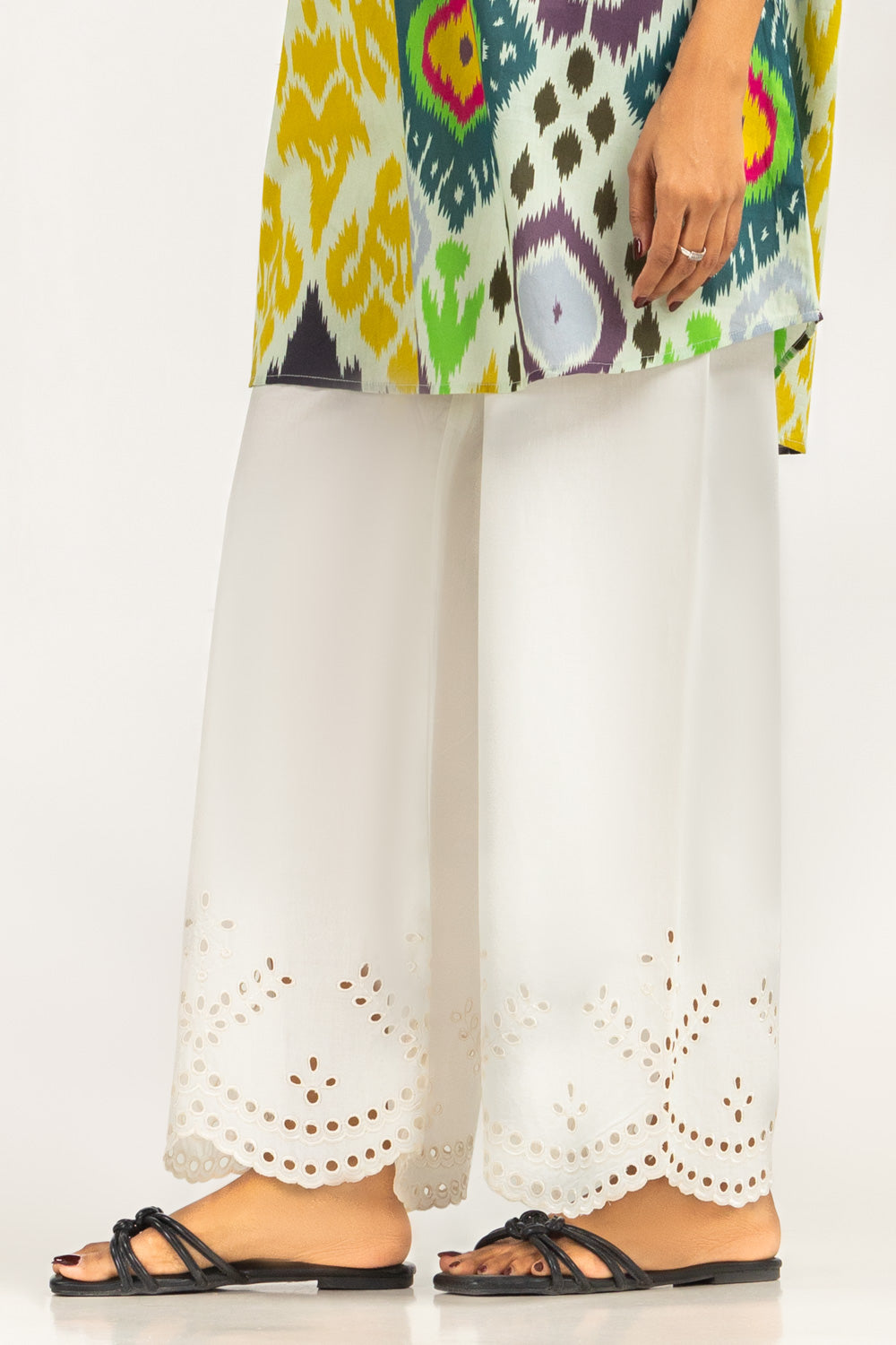 Cambric Embroidered Trouser