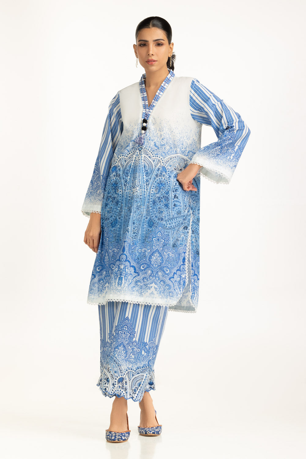 Cambric Printed Co-Ord Set