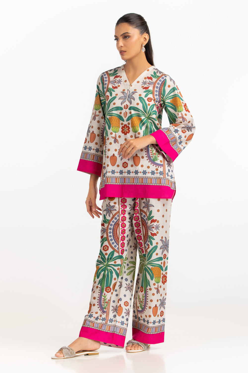 Cambric Printed Co-Ord Set