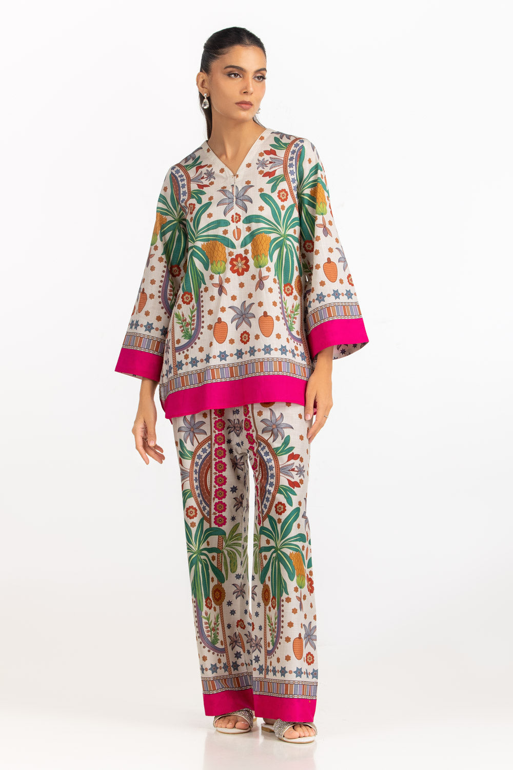 Cambric Printed Co-Ord Set
