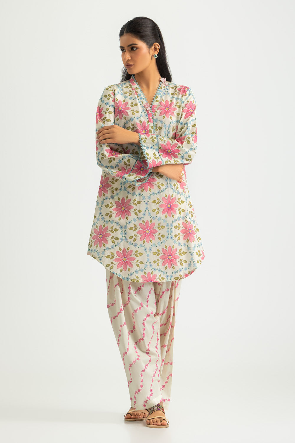 Cambric Printed Co-Ord Set