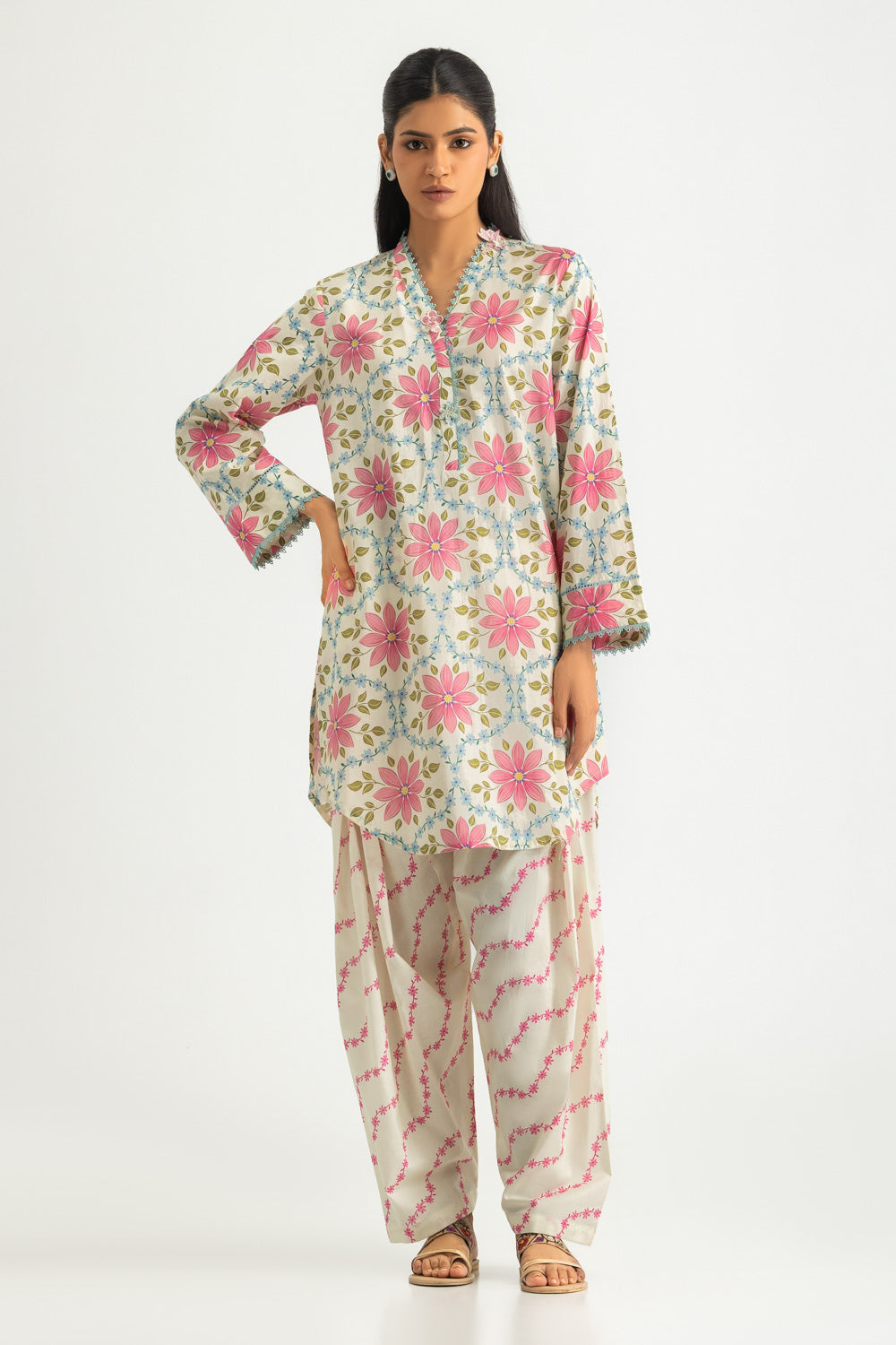 Cambric Printed Co-Ord Set