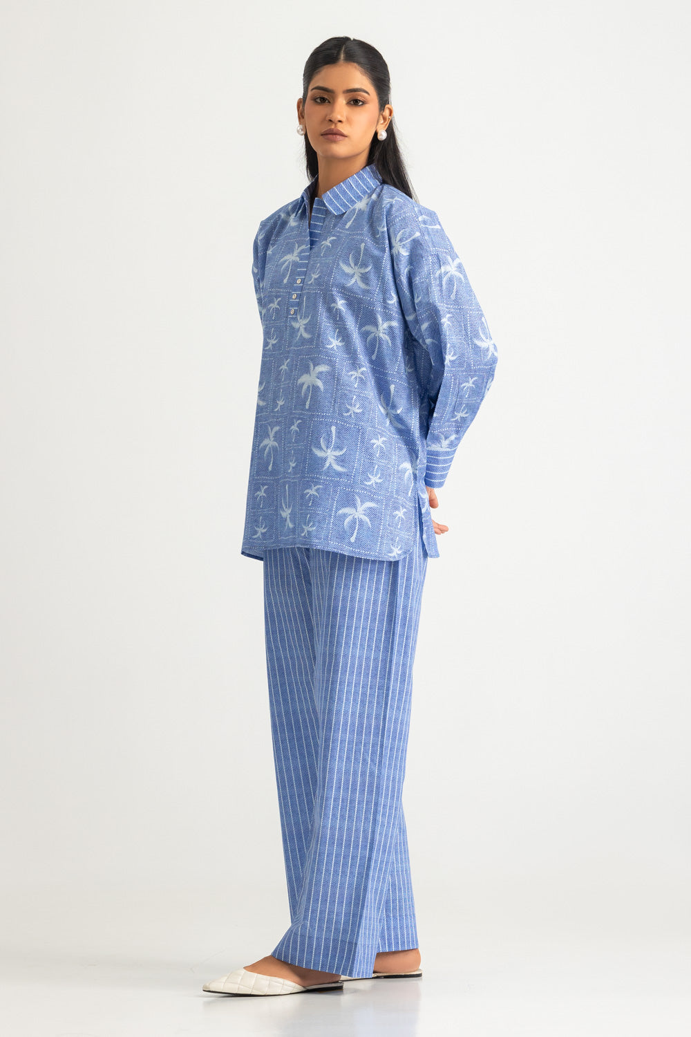 Cambric Printed Co-Ord Set - W-AP-26-477761