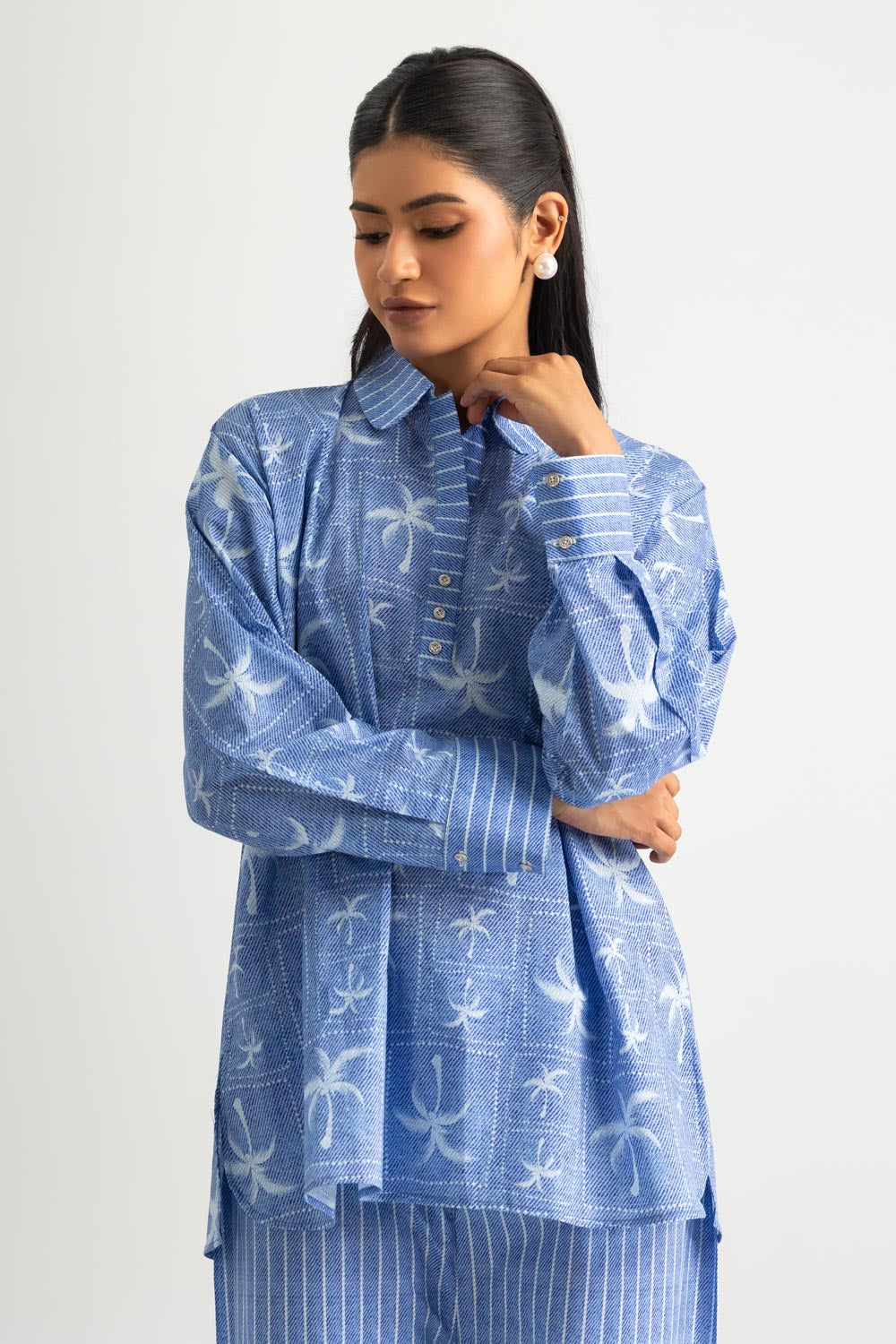 Cambric Printed Co-Ord Set - W-AP-26-477761