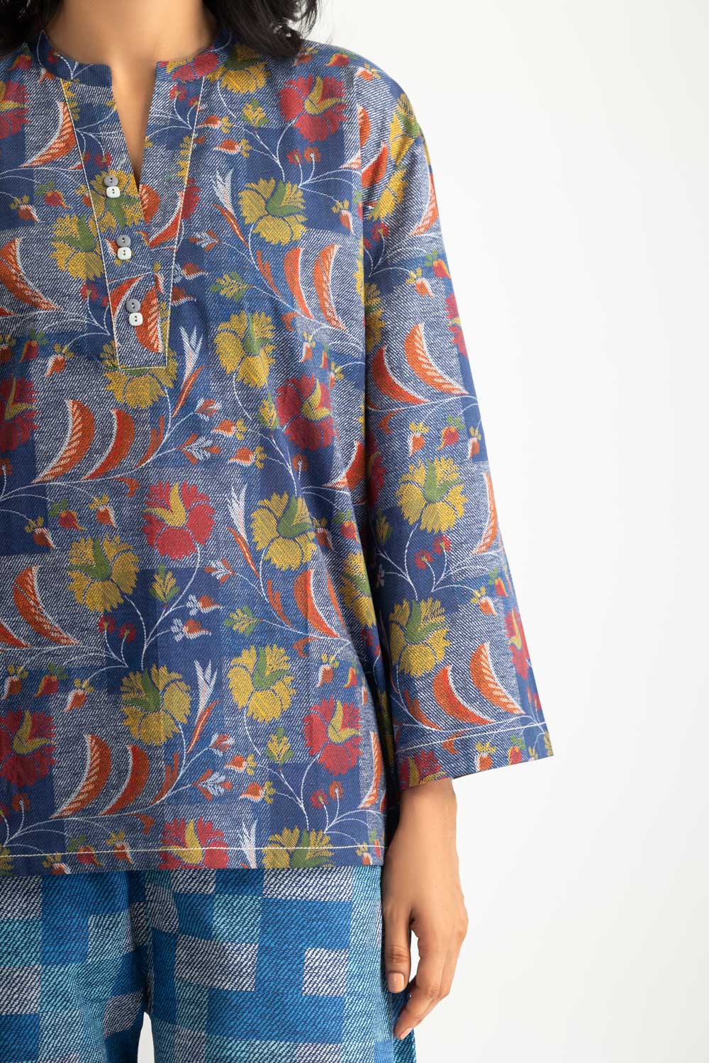 Cambric Printed Co-Ord Set - W-AP-26-477767