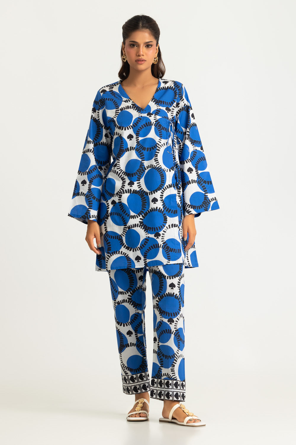 Cambric Printed Co-Ord Set - W-AP-26-481588