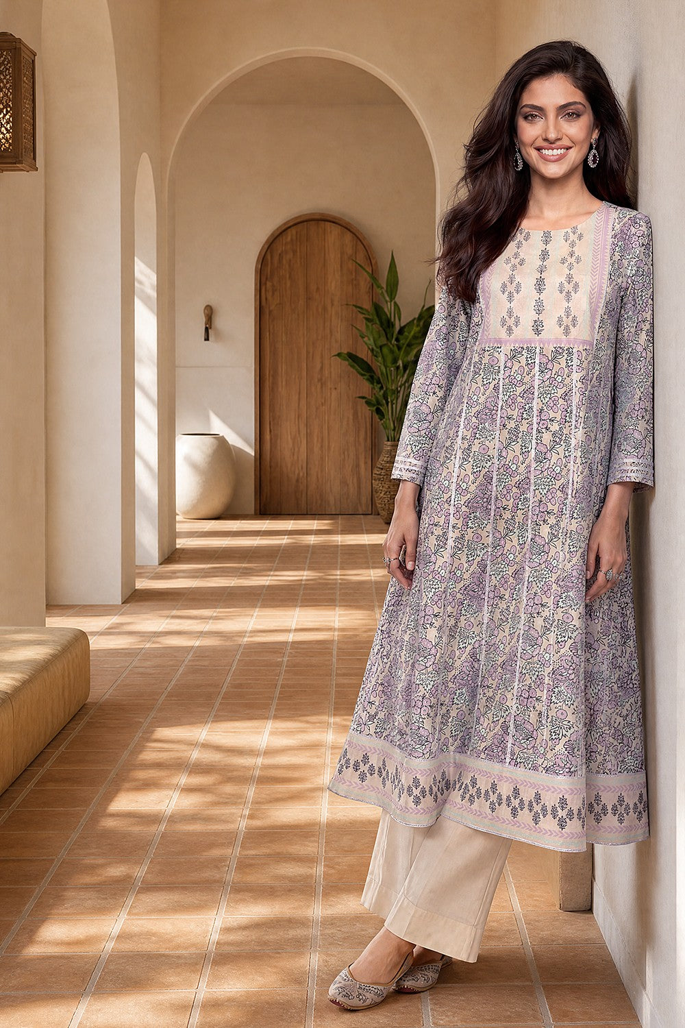 Cambric Printed Co-Ord Set - IPST-90082