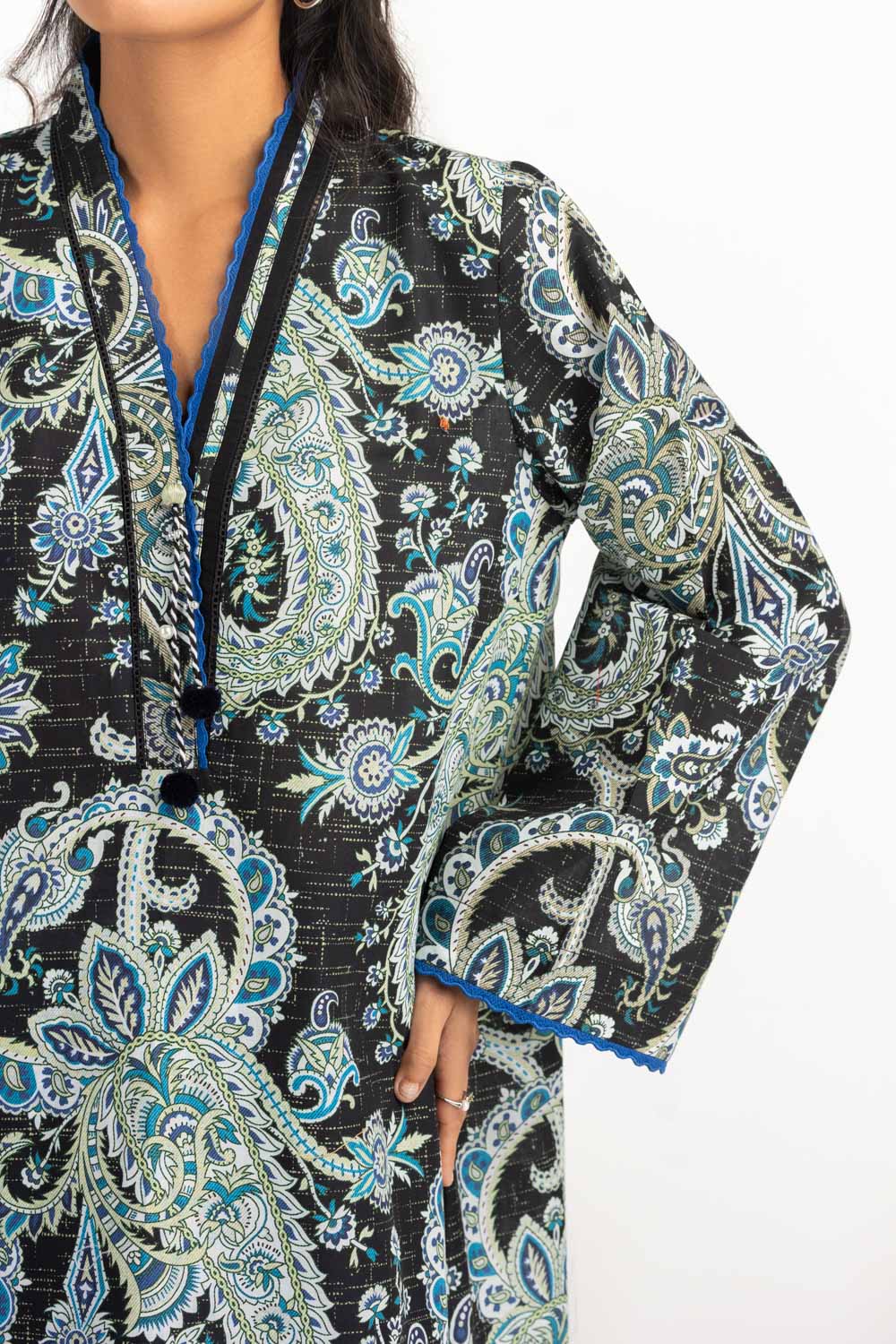 Cambric Printed Long Shirt