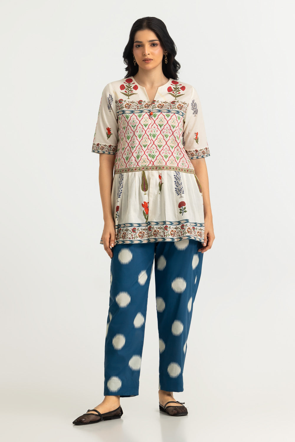 Cambric Printed Shirt And Trouser
