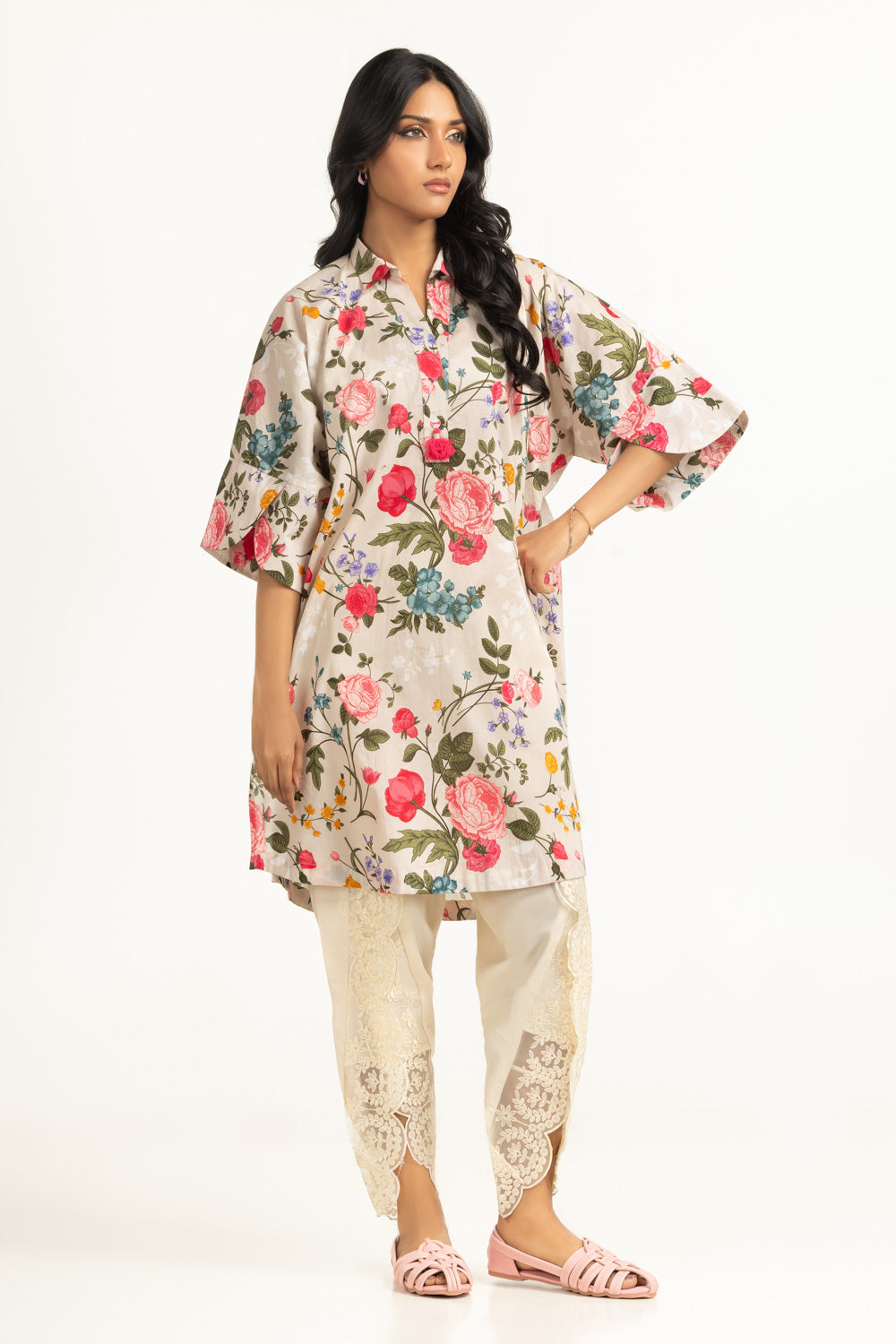 Cambric Printed Shirt