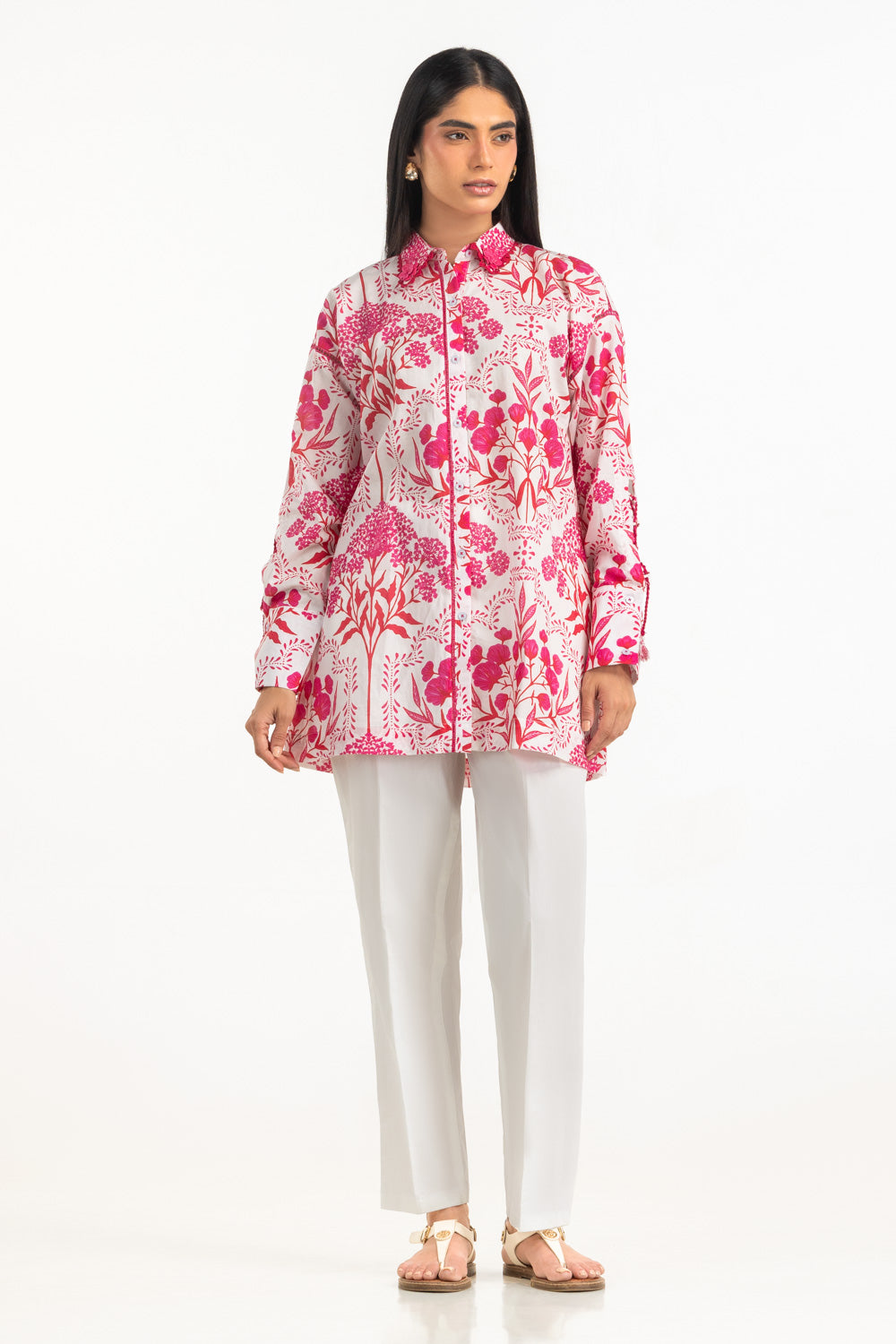 Cambric Printed Shirt - W-AP-26-465041