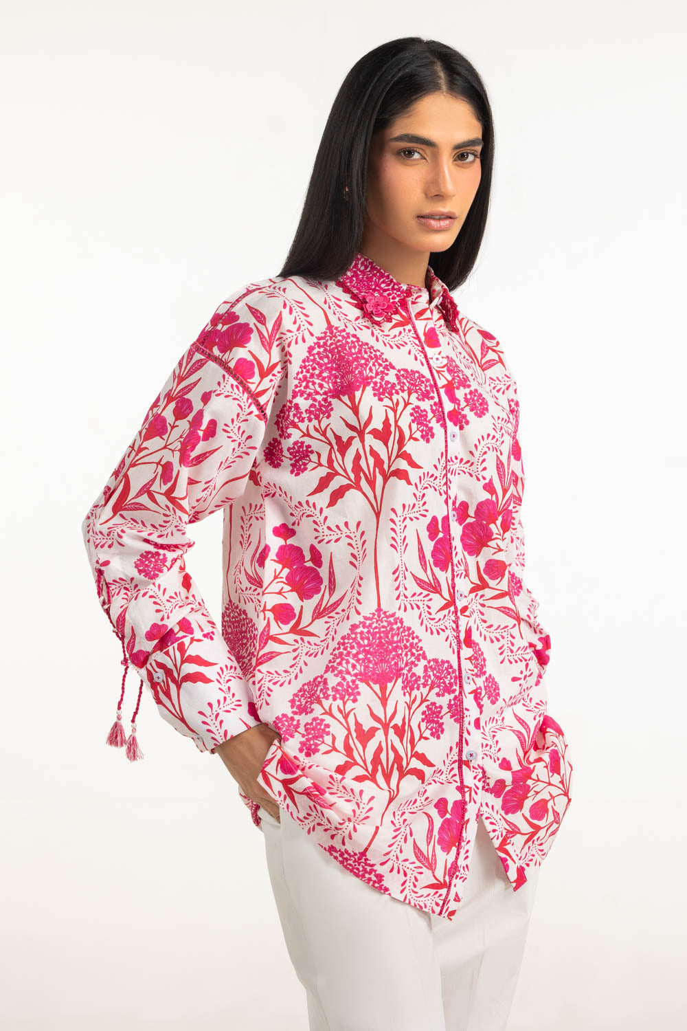 Cambric Printed Shirt - W-AP-26-465041
