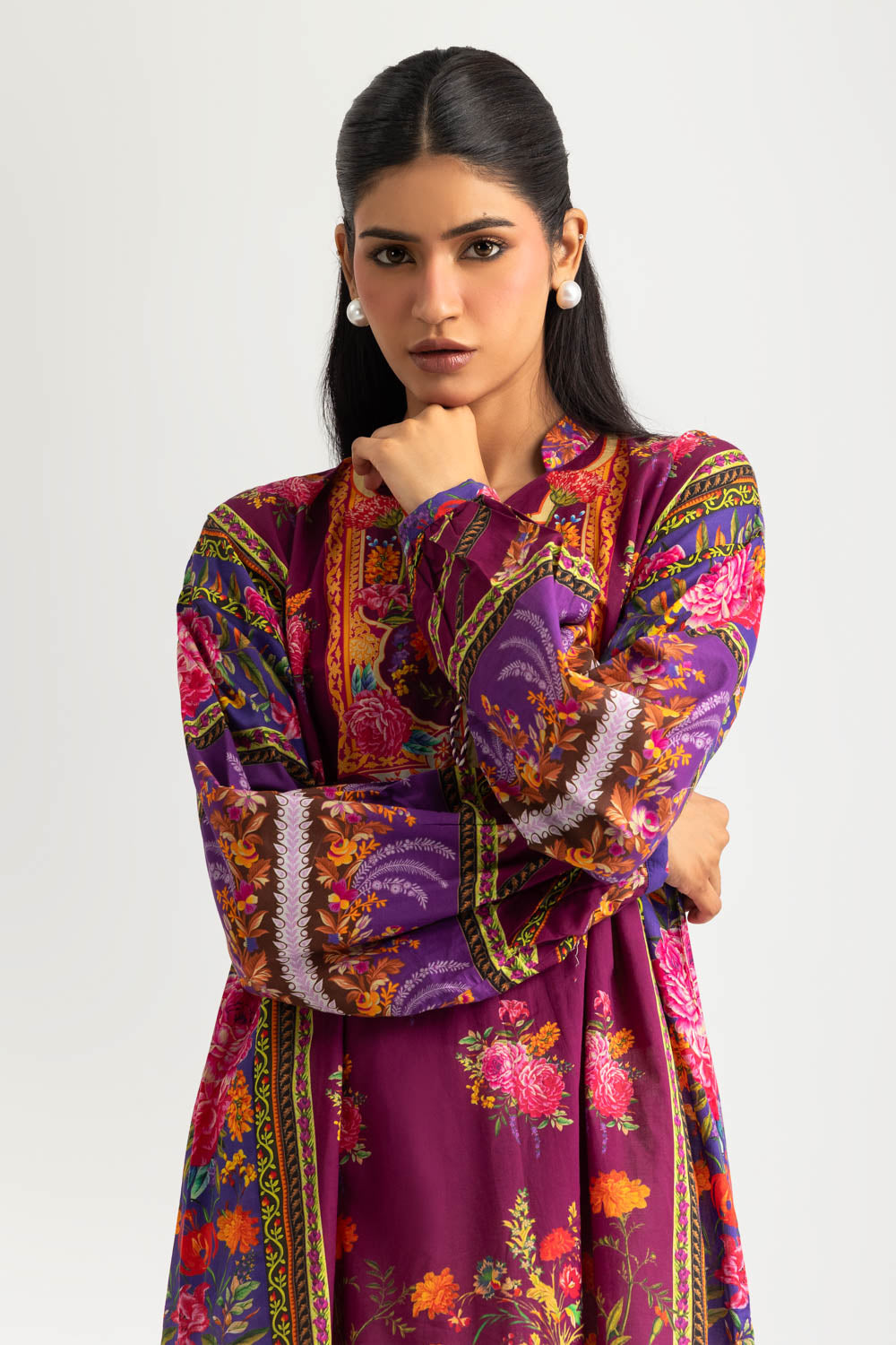 Cambric Printed Shirt - W-AP-26-477335