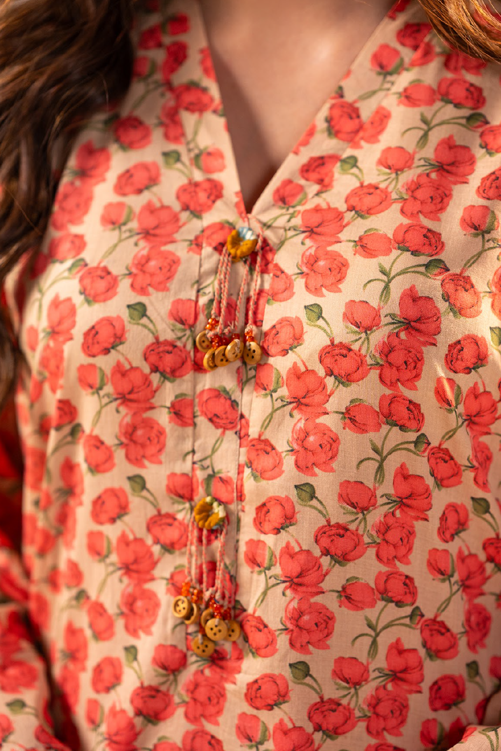 Peach Poppy Casual Co-ord Set
