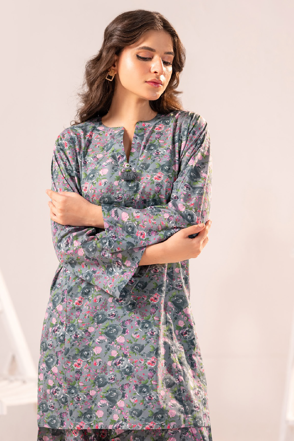 Slate Bloom Casual Co-ord Set