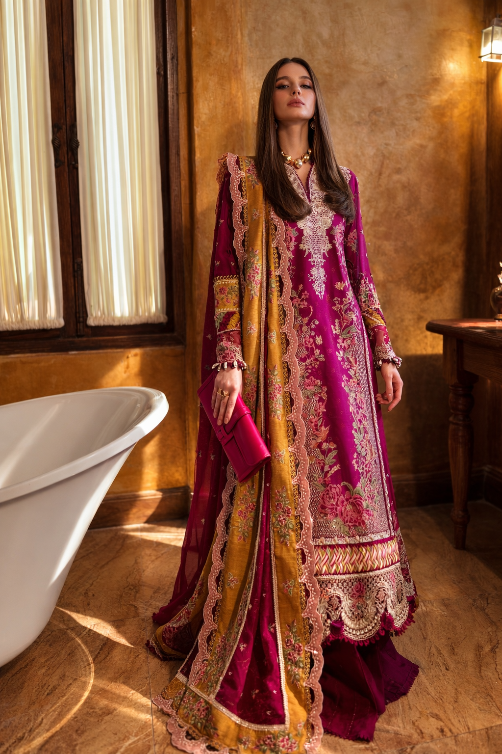 Ilana by Republic Embroidered Lawn Unstitched 3Pc Suit D6-A Camille