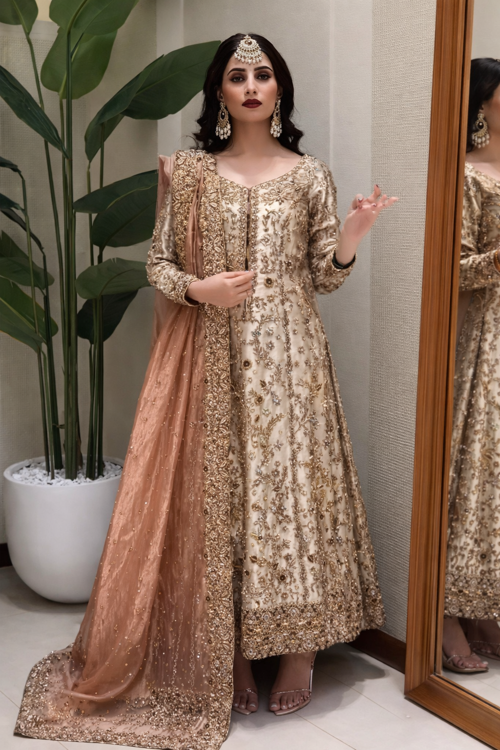 Haris Shakeel Luxury Mysorri Hand Emblishment Collection DILRUBA