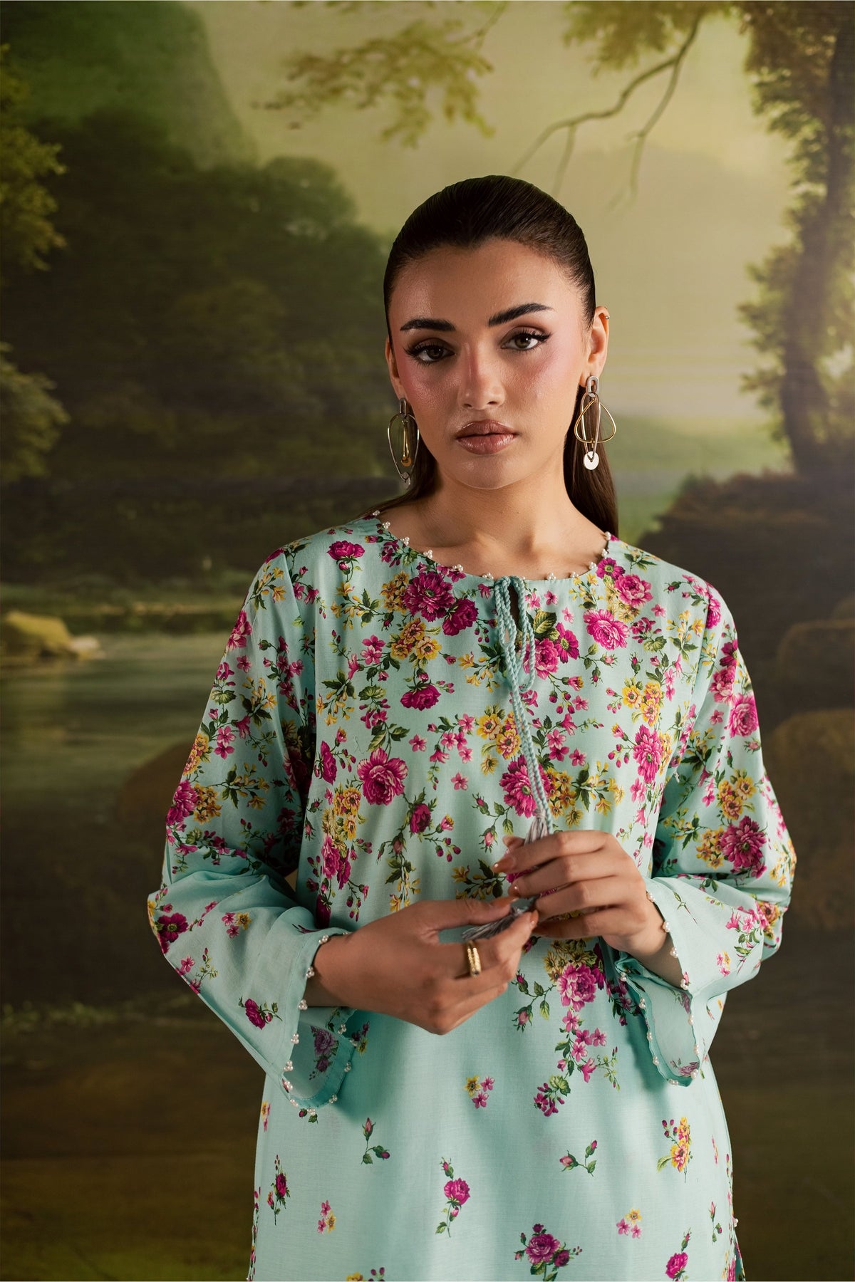 Chelsea 2Pc - Printed Lawn Dress