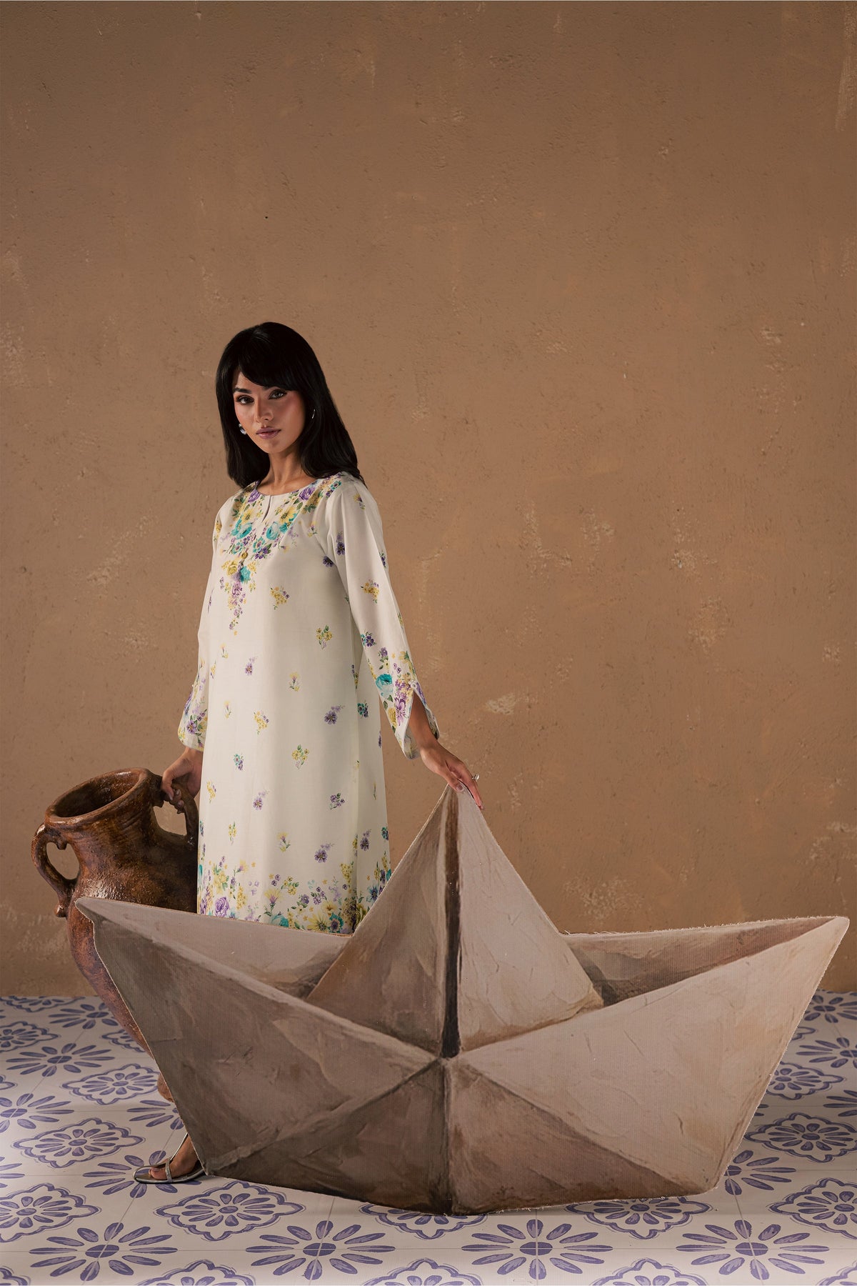 Conard 2Pc - Printed Lawn Dress