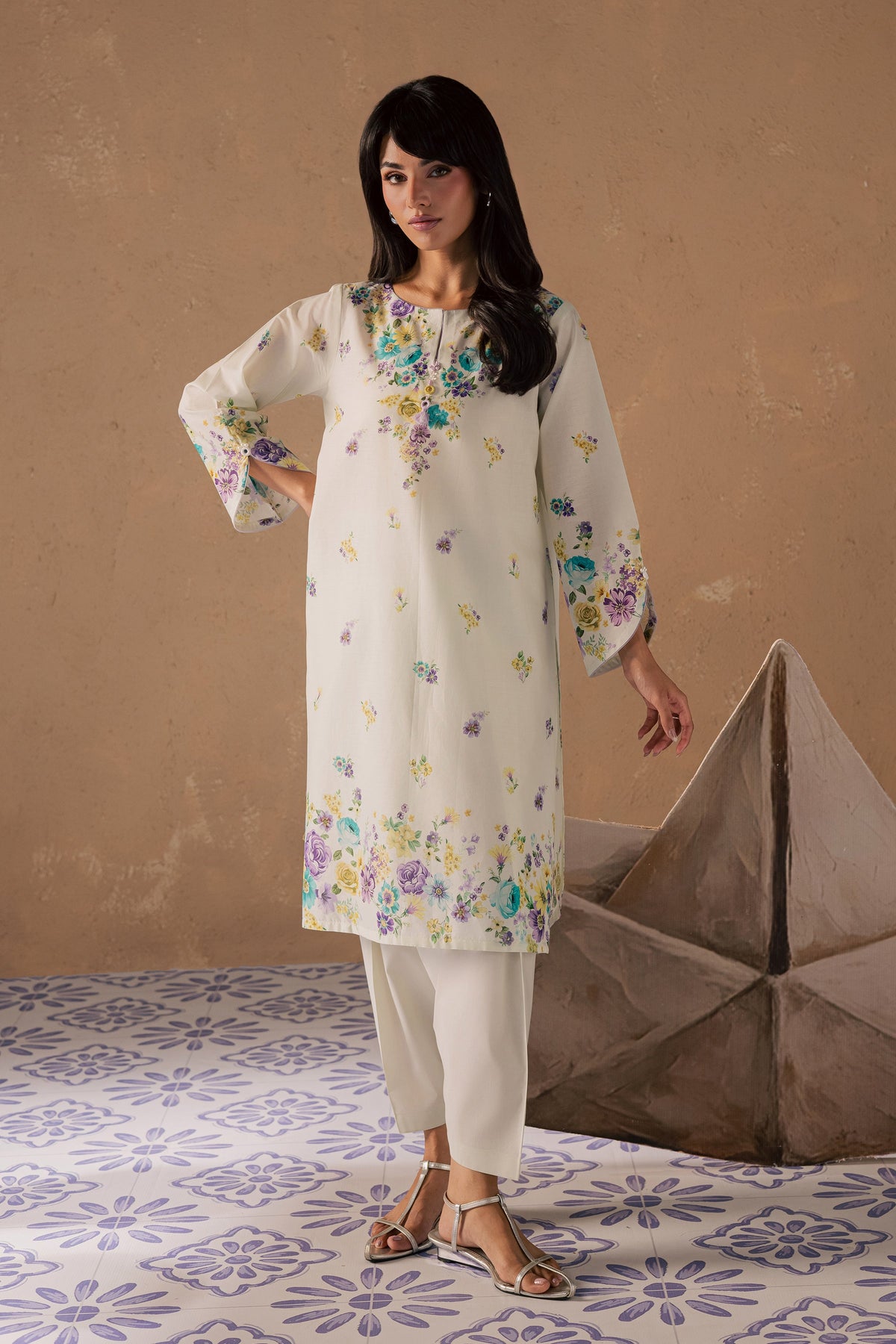 Conard 2Pc - Printed Lawn Dress