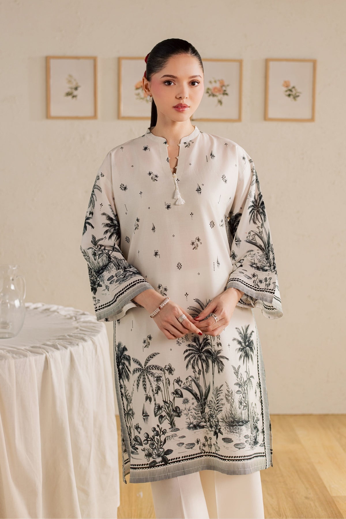 Connor 2Pc - Printed Lawn Dress