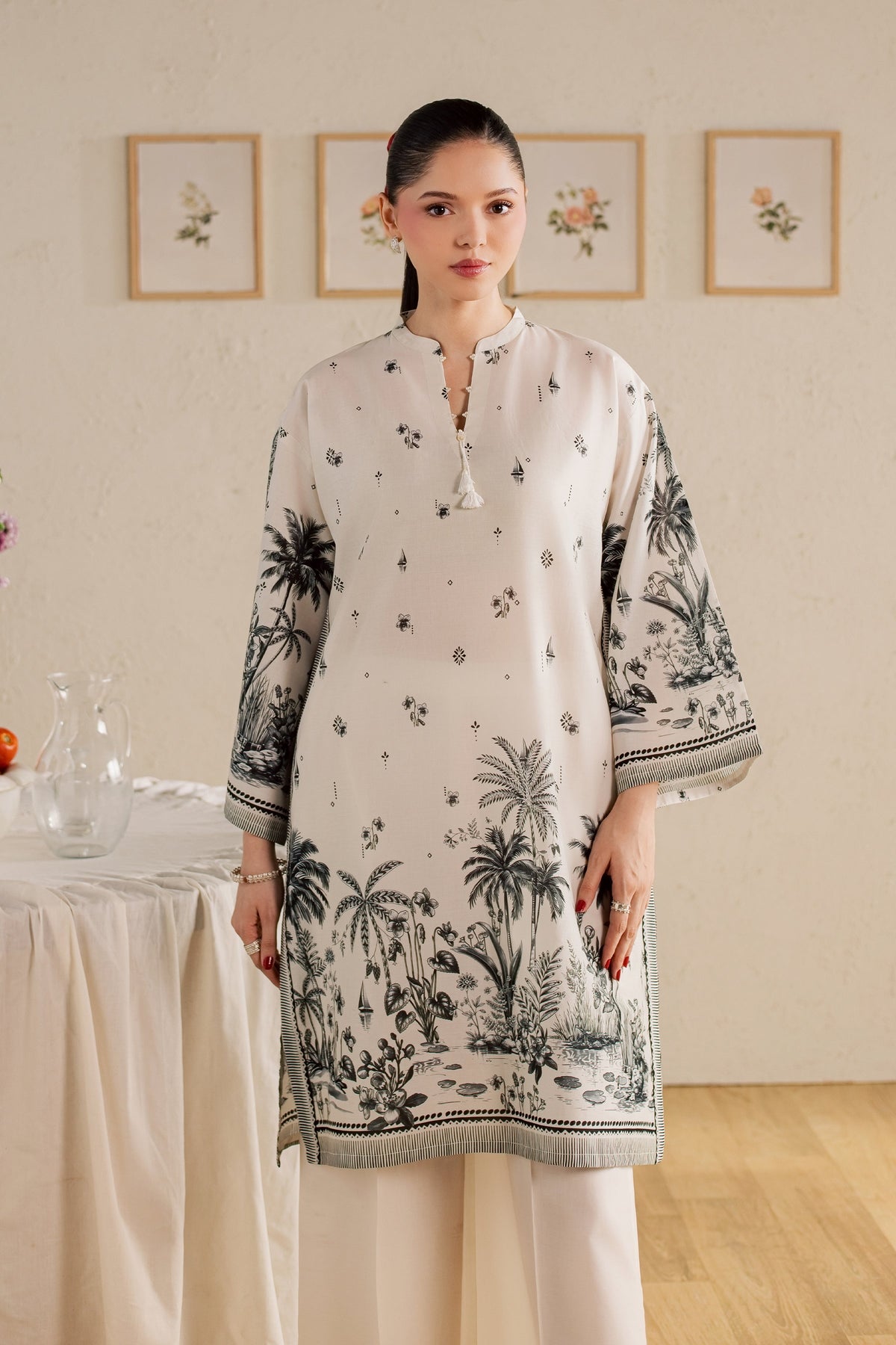 Connor 2Pc - Printed Lawn Dress