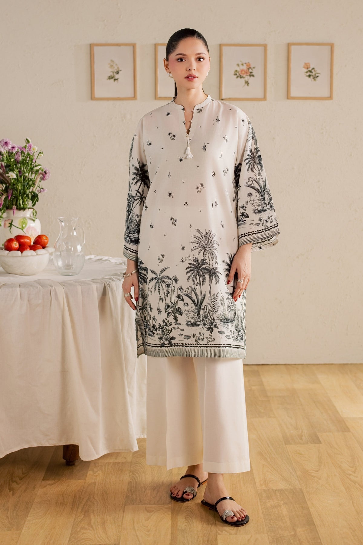 Connor 2Pc - Printed Lawn Dress