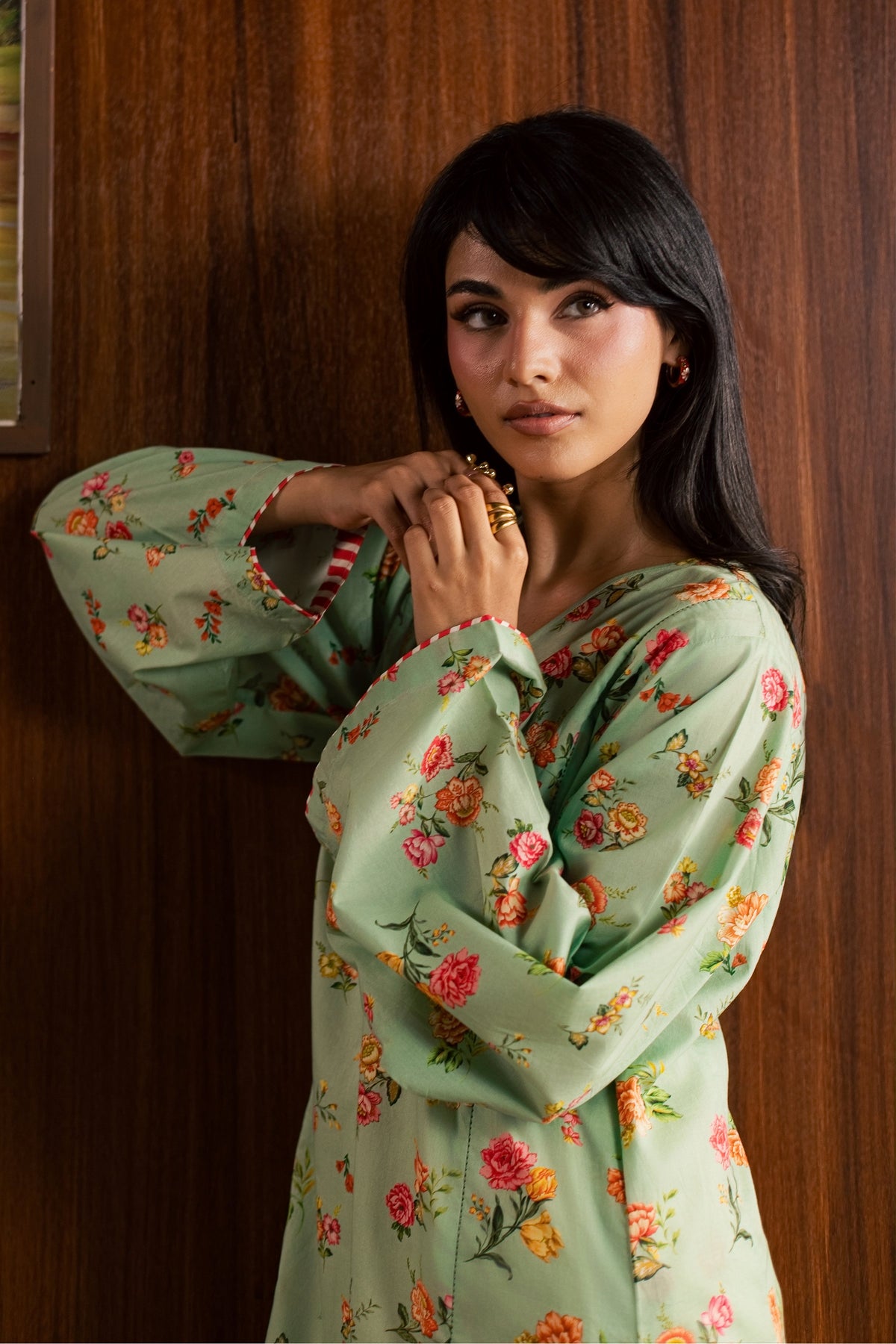 Corduroy 2Pc - Printed Lawn Dress