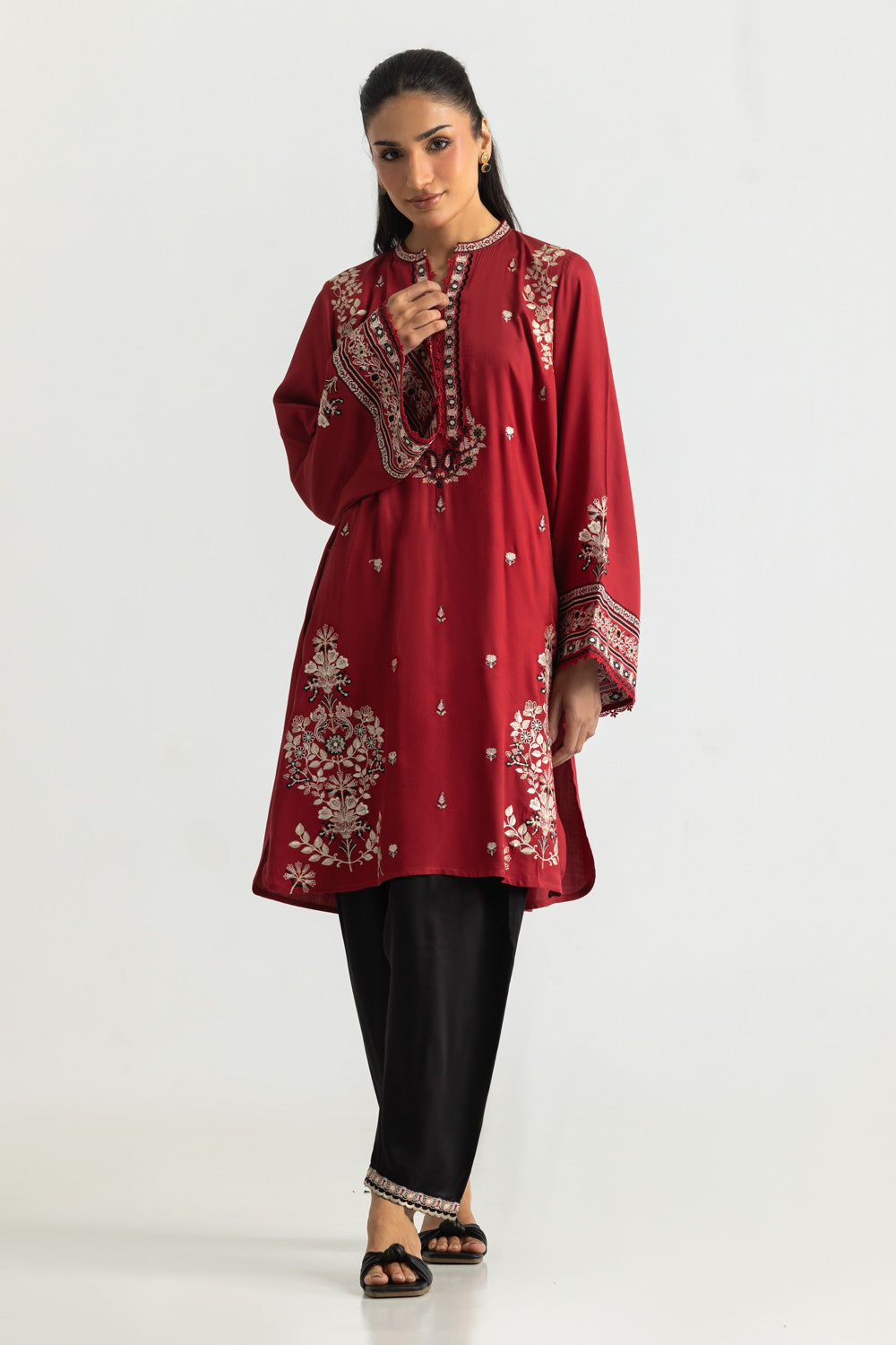Cotail Embroidered Shirt Trouser