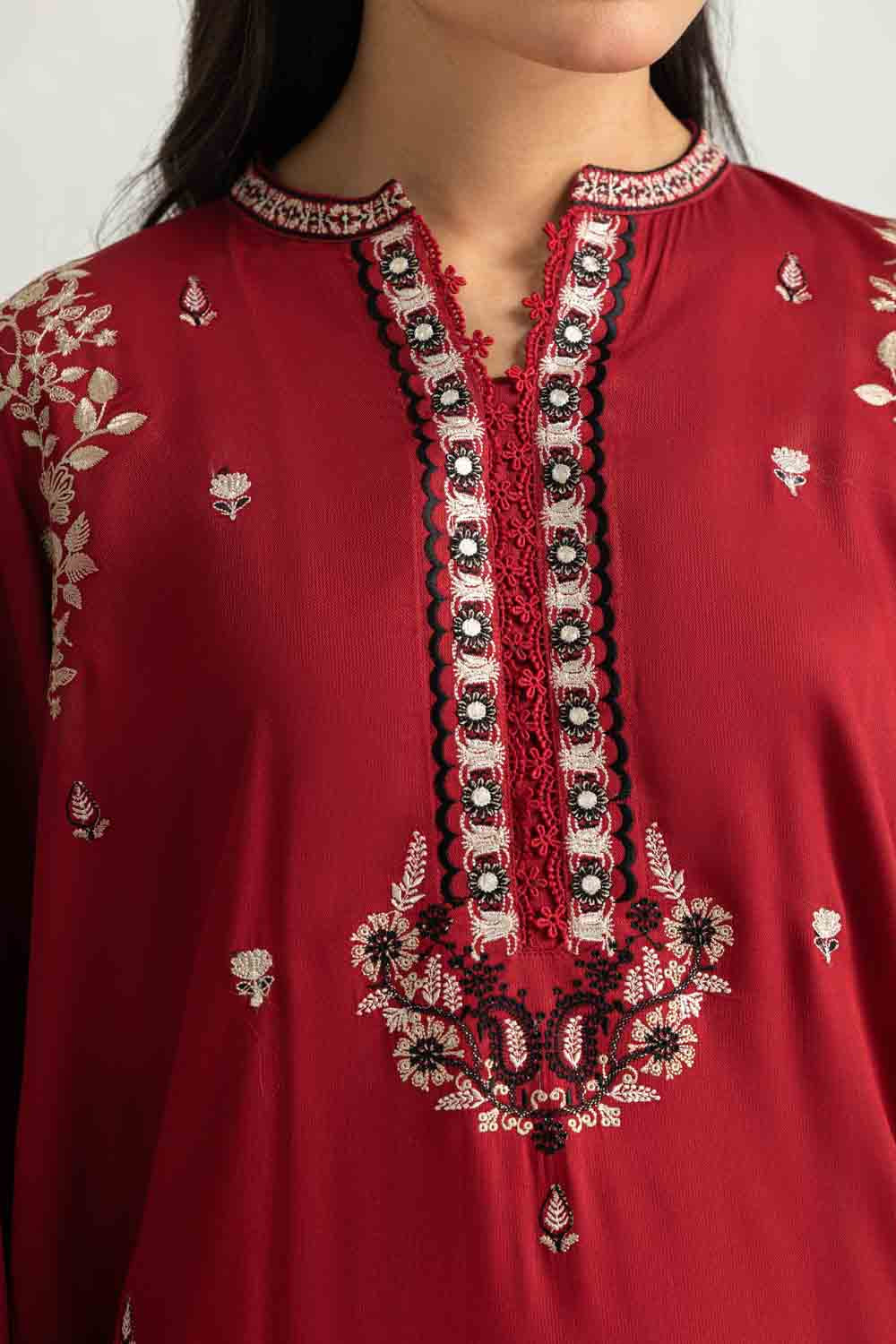 Cotail Embroidered Shirt Trouser