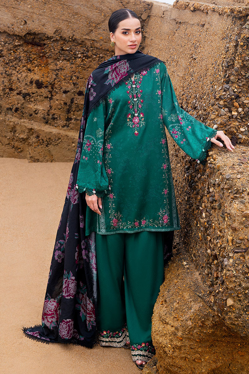 GARLAND WHISPER-3PC SATIN PRINTED SUIT