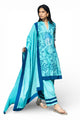 3 Piece Embroidered Jacquard Suit With Cotton Leno Dupatta