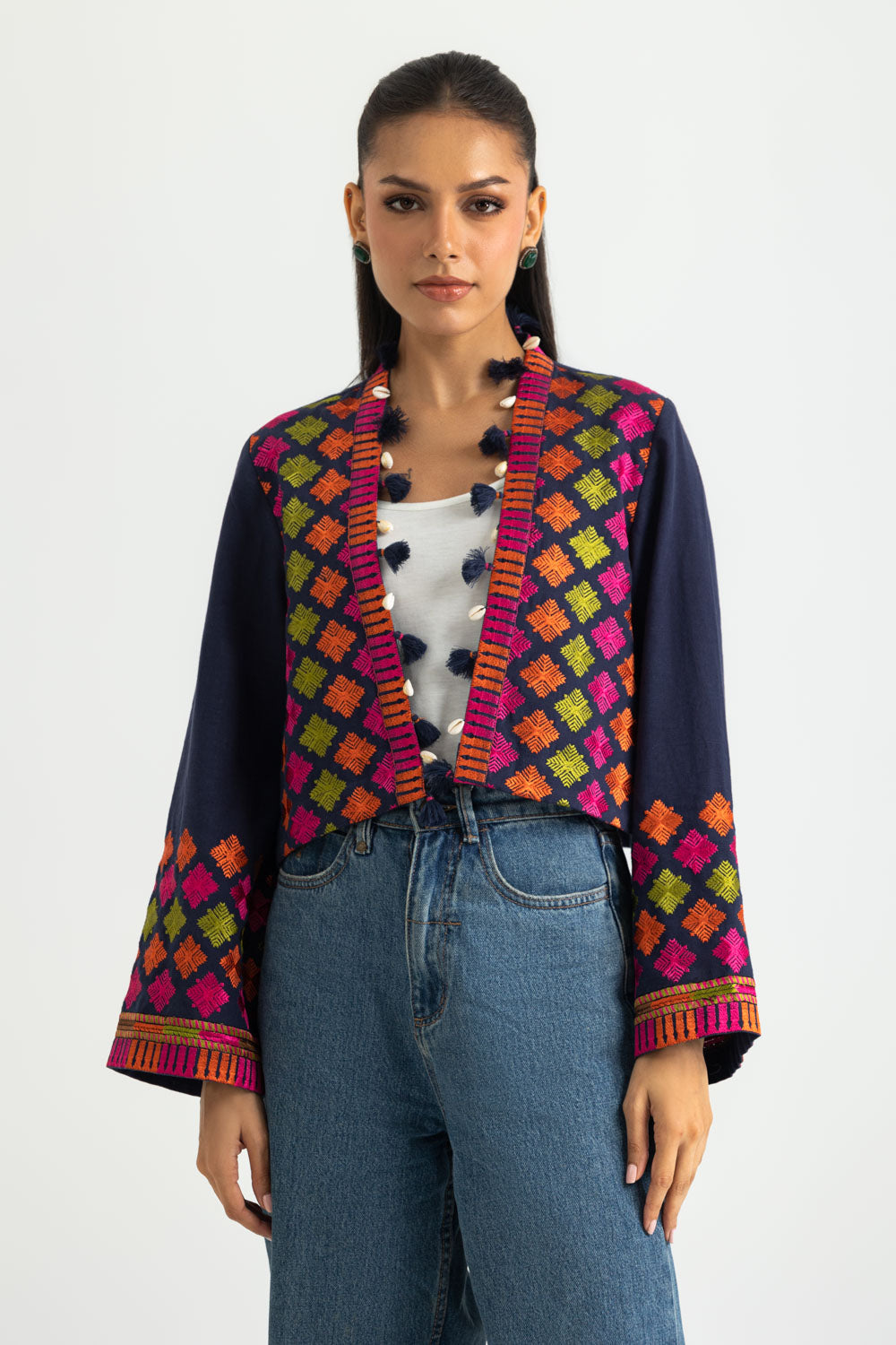 Cotton Embroidered Jacket