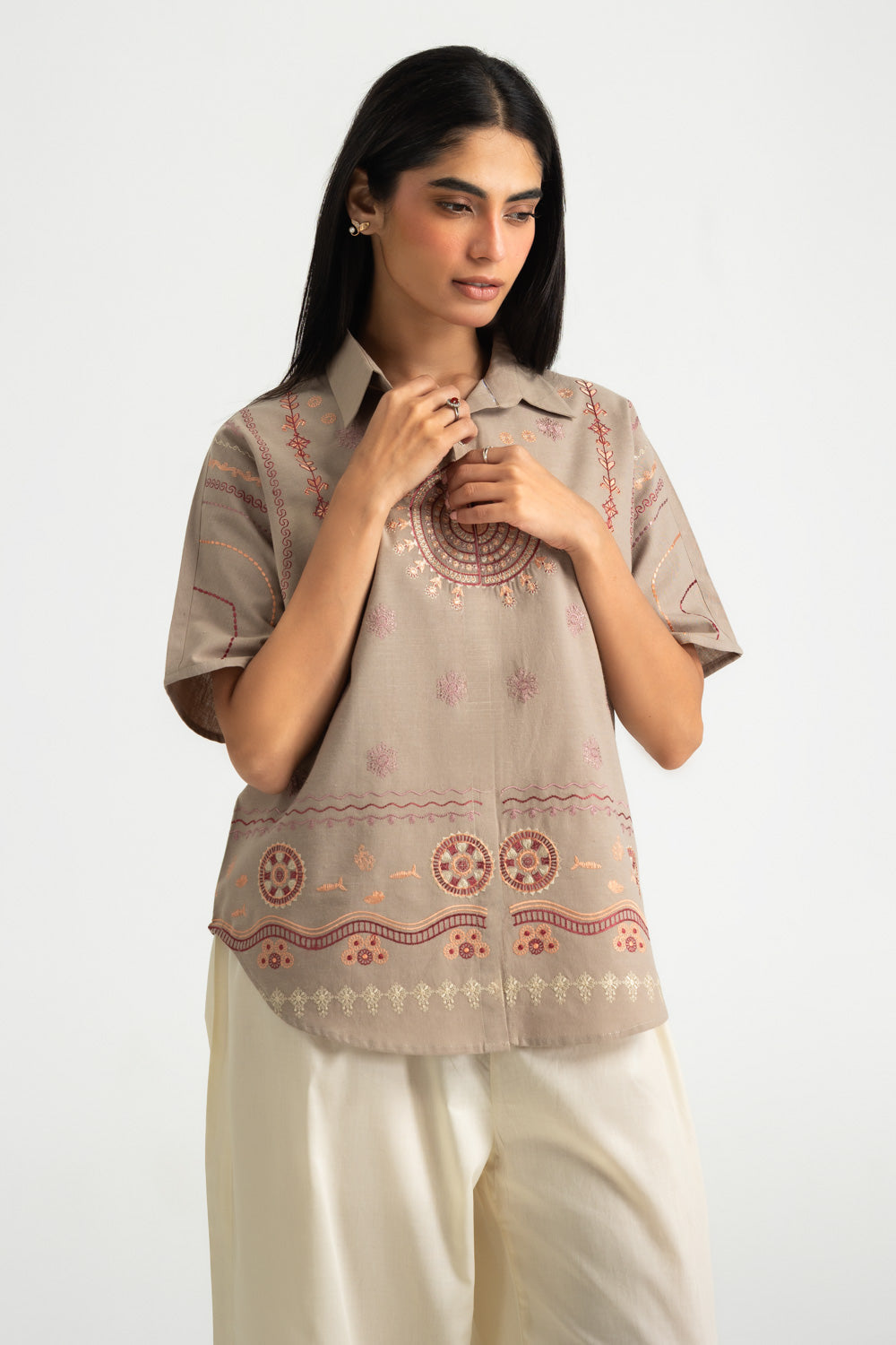 Cotton Embroidered Tunic
