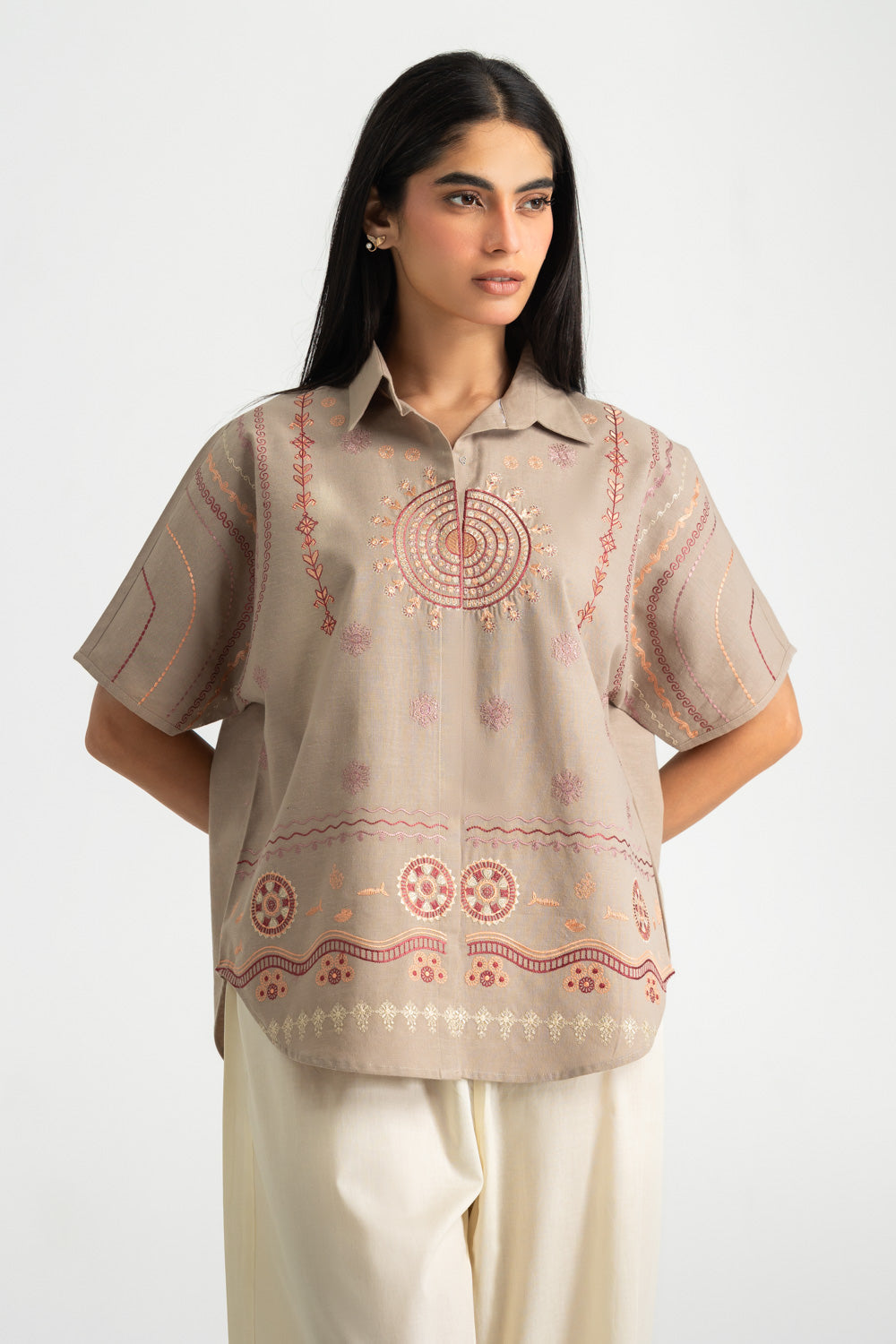 Cotton Embroidered Tunic