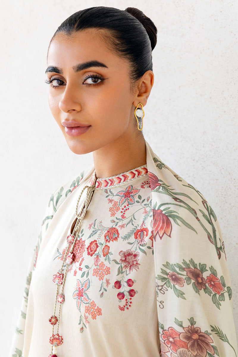 PETAL SAND-3PC SATIN PRINTED SUIT