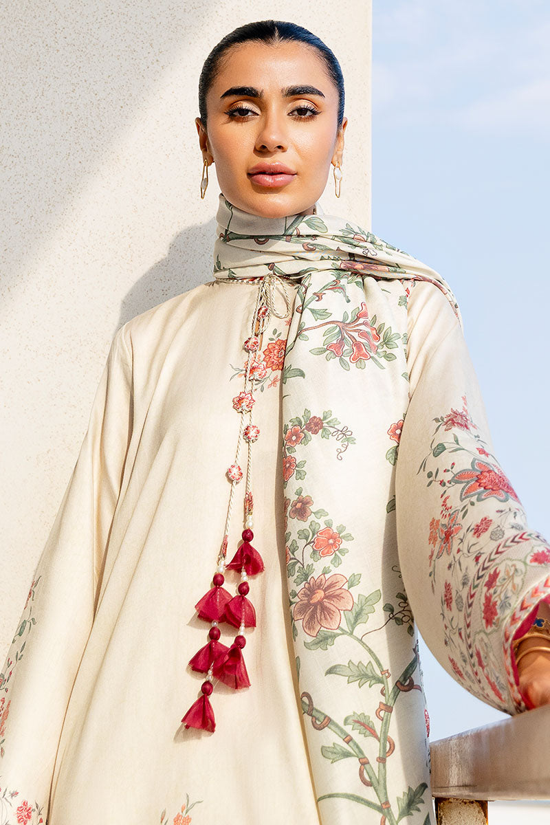 PETAL SAND-3PC SATIN PRINTED SUIT