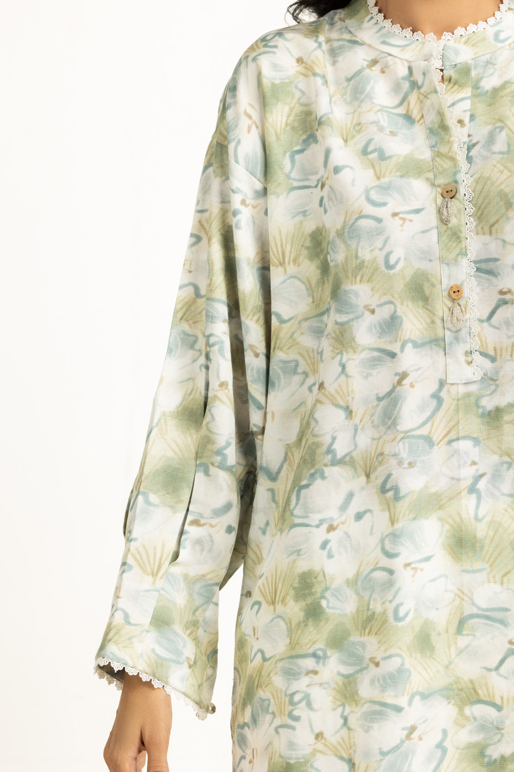 Cotton Viscose Khaddar Printed Co-Ord Set