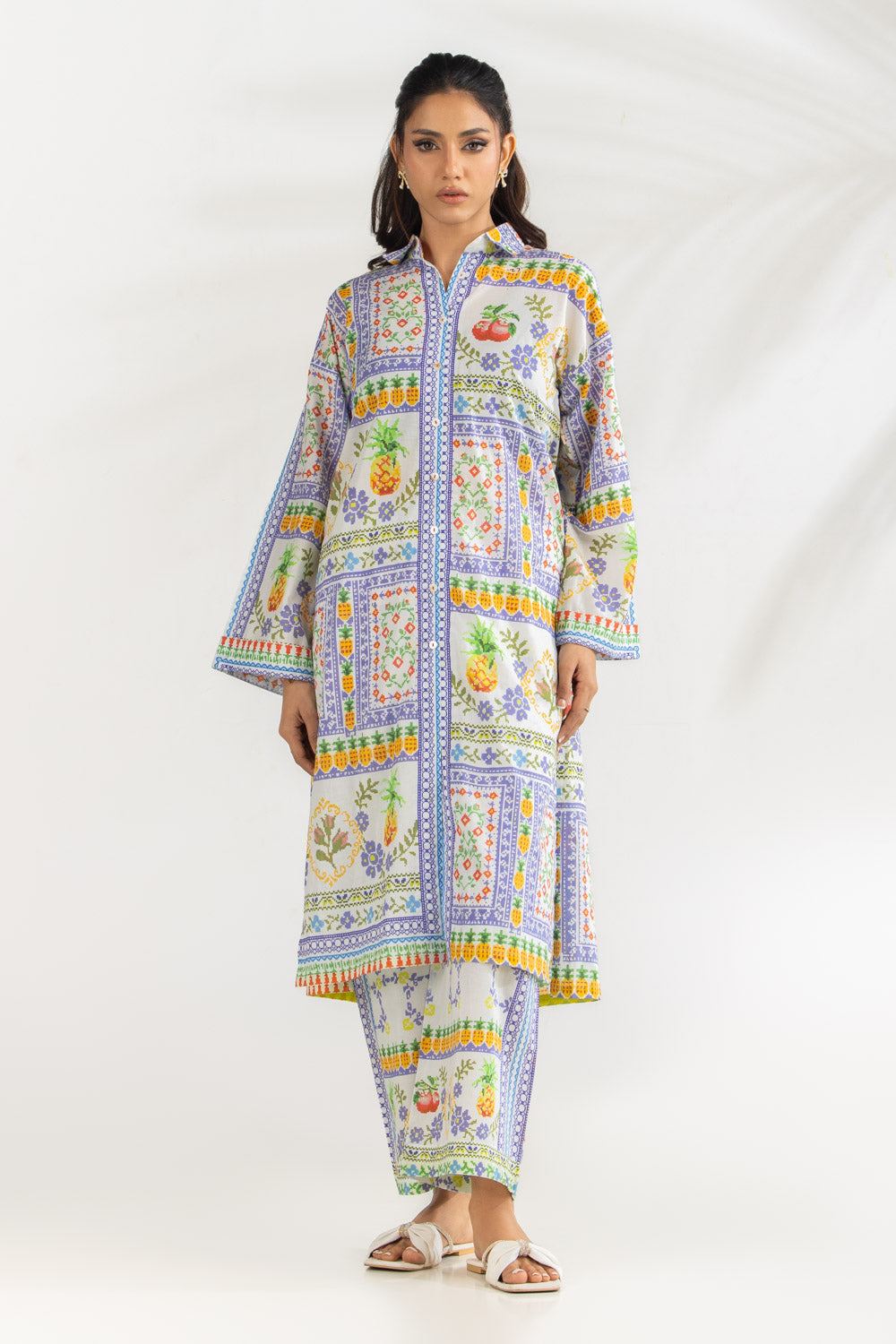 Cotton Viscose Printed Co-Oed Set IPST-77227