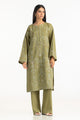 Cotton Viscose Slub Embroidered Co-Ord Set