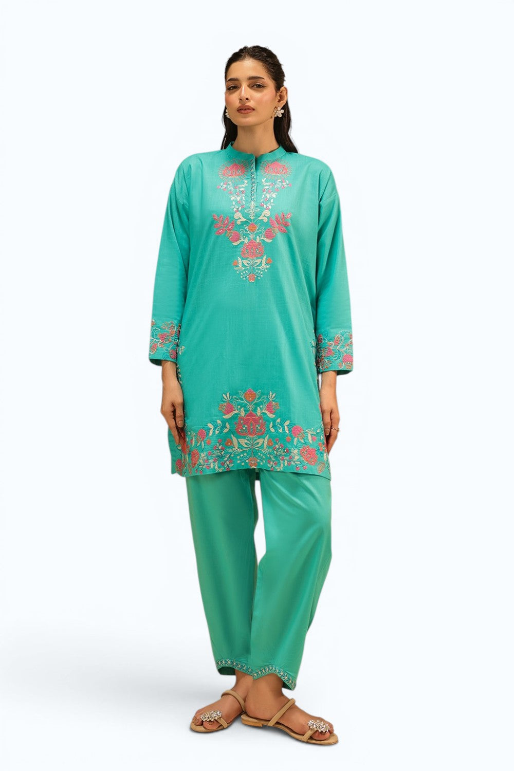 Cross Hatch Embroidered Co-Ord Set