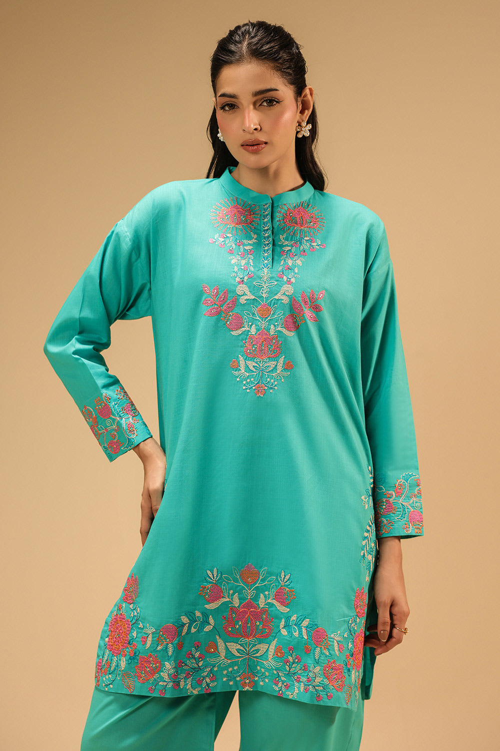 Cross Hatch Embroidered Co-Ord Set