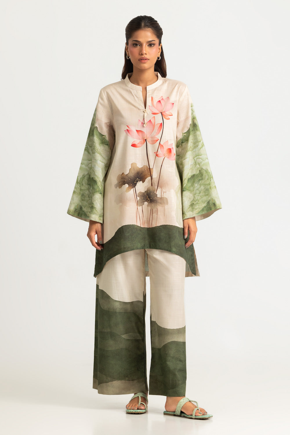 Cross Hatch Printed Co-Ord Set