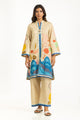 Cross Slub Printed Co-Ord Set