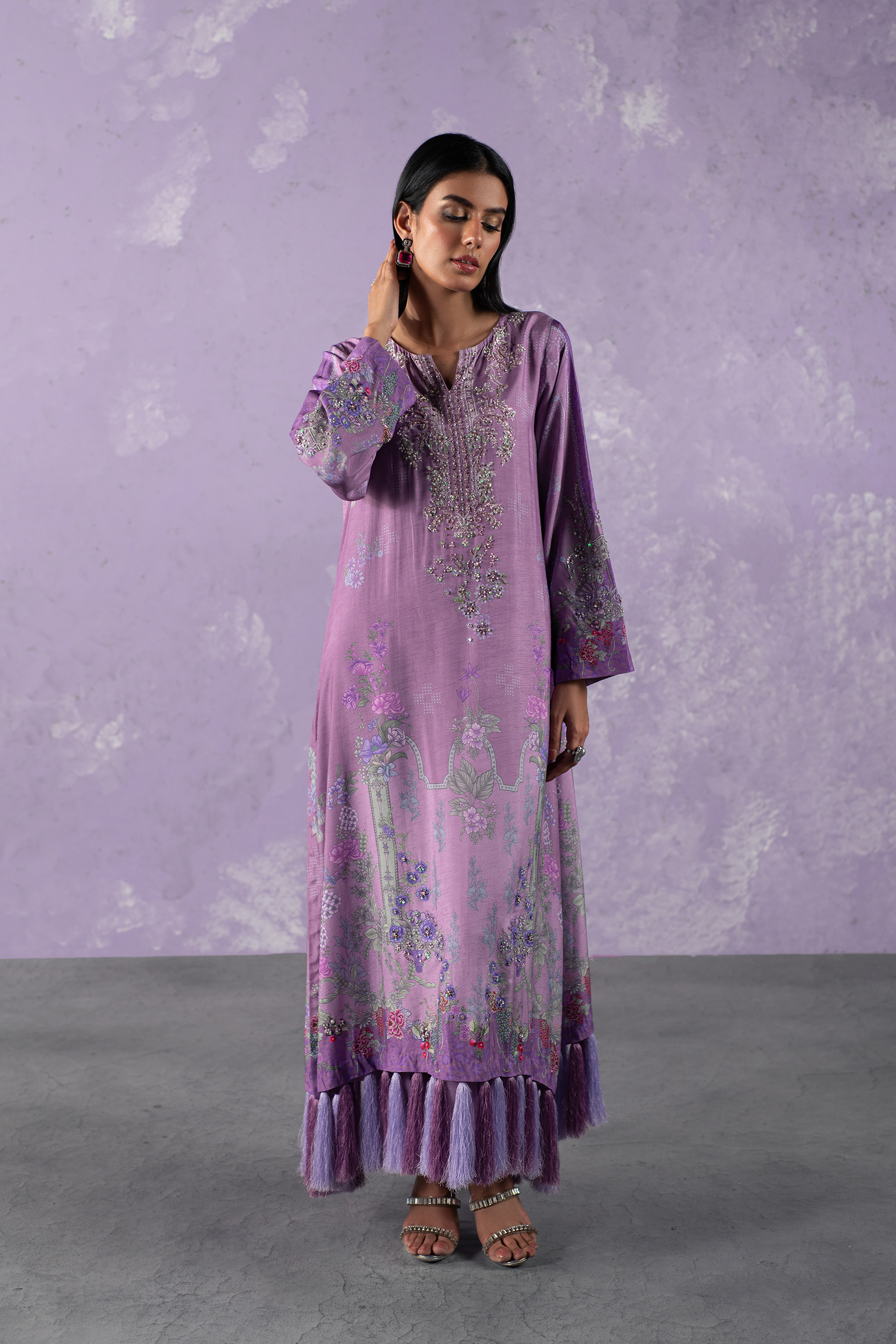 Iris Tassel Kaftan (D-01)